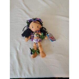Island Friends by Nani Stufs "Nikki" Plush Hawaiian Island Girl Doll - 8.5" H